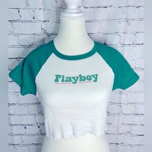 Pacsun Playboy Cropped Top Size Small